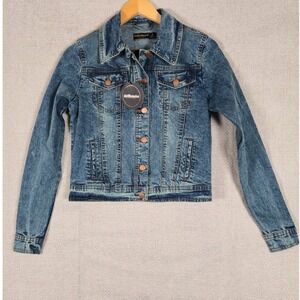 The Stori Indigo Blue Hickory Denim Jacket, Fesyen Pria, Pakaian , Baju Luaran di Carousell